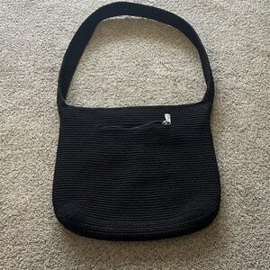The Sak  Black  crochet Women's Bag 9x10.5